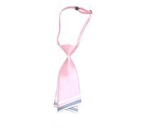 JKQBUX Nœud papillon pour femme - Sangle rayée réglable pré-nouée pour filles, accessoires de travail, fête, cérémonie, rose, 7W*24L