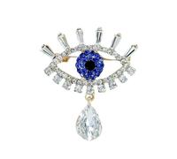 JKQBUX Versailles Series Broche élégante baroque pour femme homme fille rétro perle corsage épingle accessoire délicat, 4.6*3.8cm, Aluminium, Cristal