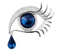 JKQBUX Versailles Series Broche élégante baroque pour femme homme fille rétro perle corsage épingle accessoire délicat, 4.7*3.2cm, Aluminium, Cristal