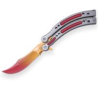 JKR COUNTER STRIKE GO COUTEAU PAPILLON LAME 10cm. JKR0541