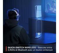 JKUM-Arctis Nova 5 Casque Gaming Sans Fil Multi-Système-Haut-Parleurs Magnétiques Néodyme-100+ Profils Audio-Batterie 60H-2,4Ghz/Bt-Micro Clearcast Gen 2.X-Ps4/5,Pc,Switch,Mobile