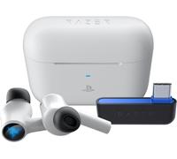 JKUM-Hammerhead Hyperspeed-Écouteurs Gaming Sans Fil Multiplateforme Pour Playstation (Sans Fil Hyperspeed,Réduction Active Du Bruit,Bluetooth 5.2,Jusqu'À 30H De Batterie) Blanc