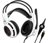 JKUM-Puma-Micro Casque Gamer-Son 7.1-Audio Très Haute Qualité-Confortable-Parfait Pour Gaming Pc-Nouvelle Version 2022-Blanc