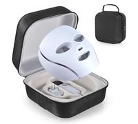jkyoo Masque facial à lumière rouge compatible avec le masque Shark CryoGlow LED, noir, obsidienne, 10,4 x 10,1 x 5,9, tendance
