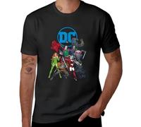 JL Comics Villian Logo T-Shirt Vintage Anime Shirt Graphic Tees Mens