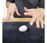 JL Corp. Écharpe œuf (œuf blanc) - Tour de magie visuel soyeux à œuf