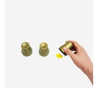 JL Corp. Golden Cups & Balls Mini Set (Petite taille) - Impossible Vanish & Multiplication Magic Trick