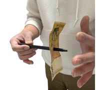 JL Corp. Stylo double percé à travers Bill Magic Trick