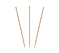 JL&RC Lot de 600 cure-dents ronds à tête unique, cure-dents fins pour hôtel, restaurant, vert, cure-dents portable en bambou (1) (6,5 cm, 600)