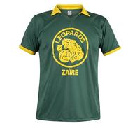 JL Sport Afrique Zaïre Léopards T-Shirt Football Équipe Nationale 1974 Hommage Fans Haut Rétro L