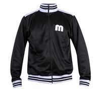 JL Sport Marley Tribute Veste de Football Jamaica Reggae Noir Zippé Poignets et Ceinture Côtelés XXL