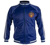 JL Sport Union Soviétique Cccp USSR 1970 Veste De Retro Football Survêtement Veste Zippée Hommes - M