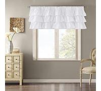 JLA Home INC Madison Park Anna Coton surdimensionné Volants Lit Blanc 127 x 45,7 cm