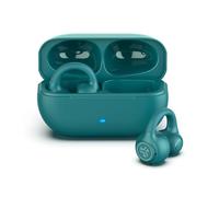 JLab Flex Casque à Oreille Ouverte - Bluetooth Multipoint, Sarcelle | Écouteurs à Oreille Ouverte, Design à Clipser, 21h, Bluetooth Multipoint, Micro, Personnalisation avec Application