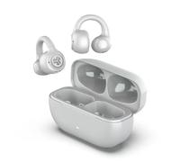JLab Flex Casque à Oreille Ouverte - Écouteurs à Oreille Ouverte, Design à Clipser, 21H d'Autonomie, Écouteurs Ouverts avec Bluetooth Multipoint, Micro, Personnalisation avec Application, Blanc