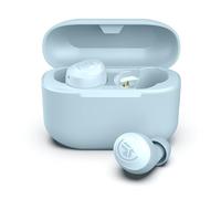 JLab Go Air Pop+ Écouteurs Bluetooth sans Fil - 35h, Bleu Clair | Écouteurs Intra-Auriculaires avec Micro, Boîtier de Charge, Oreillette, Son Personnalisé EQ3, App