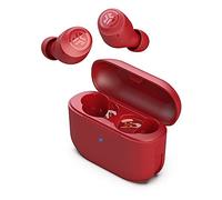 JLab Go Air Pop Ecouteurs Bluetooth sans Fil, Ecouteurs sans Fil, Écouteurs Bluetooth avec Micro et Boîtier de Charge USB, Oreillette, Jusqu'à 32+ Heures d'Autonomie, Son Personnalisé EQ3, Rouge