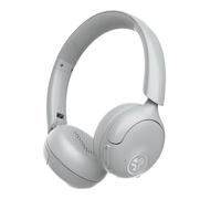 JLab Go Lux ANC - Casque Audio Bluetooth sans Fil à Réduction de Bruit Active, +70 h d'autonomie, Multipoint, Micro Intégré, Son Personnalisable et Mode Aware pour Rester Connecté, Nuage Blanc