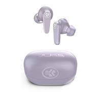 JLab Go Pods ANC Écouteurs Bluetooth sans Fil Réduction Bruit, Lilas | Réduction de Bruit Active Hybride, 26h, Résistant Transpiration IP55, Son Personnalisable via appli, Appels Clairs