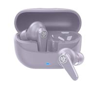 JLab Go Pods ANC - Écouteurs sans Fil Bluetooth avec réduction de Bruit Active Hybride - 26h d’autonomie, résistant à la Transpiration IP65, Son Personnalisable Via appli, appels clairs, Lilas