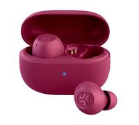 JLab Go Pop ANC Écouteurs Bluetooth Réduction Bruit, Fuchsia | Réduction de Bruit, 24+ h, avec Micro, Multipoint, Résistants Transpiration IP55