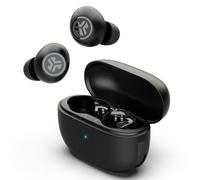 JLab Go Pop ANC Écouteurs Bluetooth Réduction Bruit, Noir | Réduction de Bruit, 24+ h, avec Micro, Multipoint, Résistants Transpiration IP55