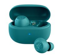 JLab Go Pop ANC Écouteurs Bluetooth Réduction Bruit, Sarcelle | Réduction de Bruit, 24+ h, avec Micro, Multipoint, Résistants Transpiration IP55