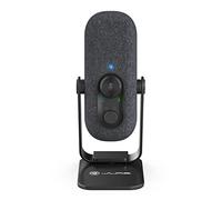 JLab Go Talk Microphone USB | Noir | Sortie USBC | Cardioïde ou omnidirectionnel | Fréquence d'échantillonnage 96 K | Réponse en fréquence 20 Hz - 20 kHz | Contrôle du volume et muet rapide | AUX