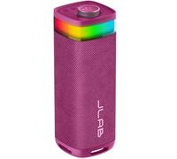 JLab JBuds Party Enceinte Bluetooth Portable avec +12H d'Autonomie - Enceinte sans Fil 30W pour l'Extérieur et Voyage avec Lumières RGB, Enceintes Résistantes IP56, Mûre