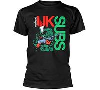 JlACAI UK Subs Warhead Black t Shirts männer Weiss T-Shirt Black L