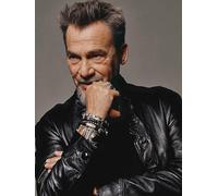 JLANEZI 5D Diamant Peinture Florent Pagny DIY Plein Foret Rond Diamant Peinture Point De Croix Diamant Broderie Décoration De La Maison,A71,30x40cm