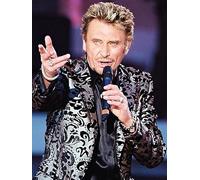 JLANEZI Chanteur Français Johnny Hallyday 5D DIY Plein Diamant Peinture Diamant Broderie Décoration de La Maison,G,30x40cm