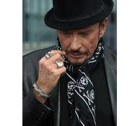 JLANEZI Chanteur Français Johnny Hallyday 5D Plein Diamant Peinture DIY Diamant Broderie Décoration de La Maison,G63,40x55cm