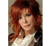 JLANEZI Étoile Mylene Farmer 5D Bricolage Diamant Peinture Paysage Eigen Foto Plein Rond Diamant Broderiet,G7,30x40cm