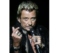 JLANEZI Johnny Hallyday 5D Plein Diamant Peinture DIY Diamant Broderie Image Décoration de La Maison,30x40cm