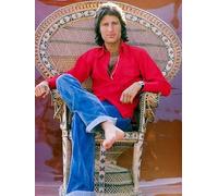 JLANEZI Plein 5D Bricolage Diamant Broderie Rond Chanteur Mike Brant Diamant Peinture Point de Croix mosaïque décor,A,30x40cm