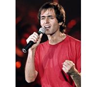 JLANEZI Plein Rond 5D Bricolage Diamant Peinture Point De Croix Chanteur Jean-Jacques Goldman Diy Diamant Broderie,A,30x40cm