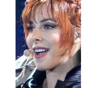 JLANEZS 5D Bricolage Diamant Peinture Mylene Farmer Diamant Motif Strass Diamant MosaïqueDécor À La Maison，40x55cm