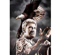 JLANEZS 5d diamant peinture point de croix Chanteur de Rock Johnny Hallyday kit de mosaïque diamant broderie passe-temps et artisanat travaux de coutur,M79,40x55cm