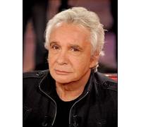 JLANEZS 5D Diamanten Cristal Rond Diamant Ensembles décoratifs 5D France Chanteur de Rock Michel Sardou Diamant Peinture,G7,30x40cm