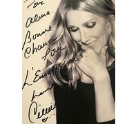 JLANEZS 5D Peinture de Diamant Céline Dion Diamant Broderie 3D Rond Chanteur français Diamant Autocollant mosaïque décor,G77,40x55cm