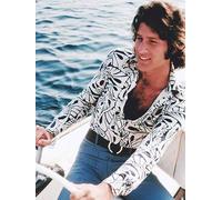 JLANEZS 5D Peinture de Diamant Mike Brant Diamant Broderie 3D Rond Chanteur français Diamant Autocollant mosaïque décor,K79,70x95cm