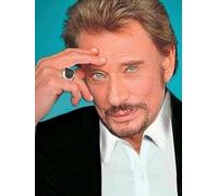 JLANEZS Plein Rond 5D Diamant Peinture Johnny Hallyday Diamant Art français Chanteur Broderie De Point Croix mosaïque déco,RS,50x65cm