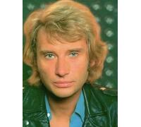 JLANEZS Plein Rond Foret 5D Diy Diamant Peinture Chanteur de Rock Johnny Hallyday 3d Broderie Point De Croix Mosaïque Strass Décor À La Maison,Z,40x55cm