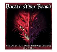 JLB008 Battle Map Board - Grid & Hex