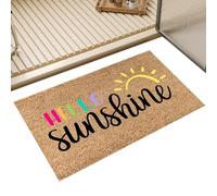 jlceh Paillassons de Bienvenue pour l'extérieur et l'intérieur - Paillassons Hello Summe, paillassons d'entrée décoratifs antidérapants, Tapis d'entrée coloré, Tapis de Sol intérieur