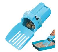 jlceh Pelle à litière pour Chat, Tamis à litière pour Chat | Pelle à litière pour Chat,Pelle à litière pour Chat avec Support et Poubelle, Outil de Nettoyage des déchets d'animaux pour Chats et