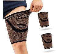 JLFDLLYYZQ 1 Paire Manchon de Compression Cuisse, Jambiere Compression pour Femmes et Hommes, Bandage de Cuisse pour Aux Activités Sportives, de remise en Forme et de Plein Air, M