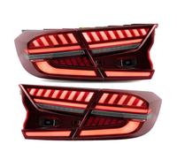 JLJTTBD Feux Arrière pour Accord 2018 2019 2020 2021 2022, Phare Arrière Feux de Freinage Gauche Droite Ensemble Feu Arrière, Voiture Accessoires,Red