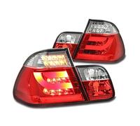 JLJTTBD Feux Arrière pour BMW 3 Series E46 2001 2002 2003 2004 2005, Phare Arrière Feux de Freinage Gauche Droite Ensemble Feu Arrière, Voiture Accessoires